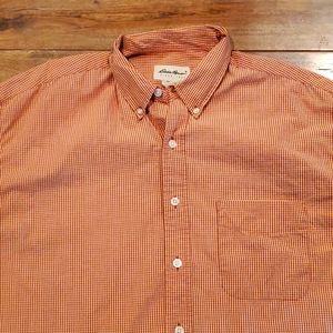 Men's Eddie Bauer checked‎ button-down